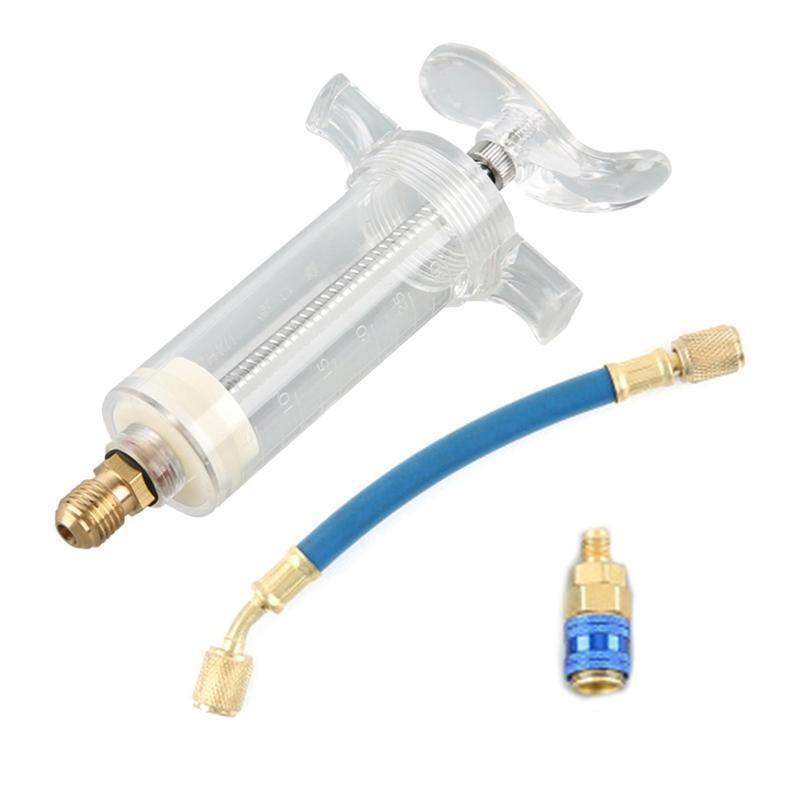 A/C Oil And Dye Injector Car With R-134a Snap Quick Coupler for Fluorescent Dyes