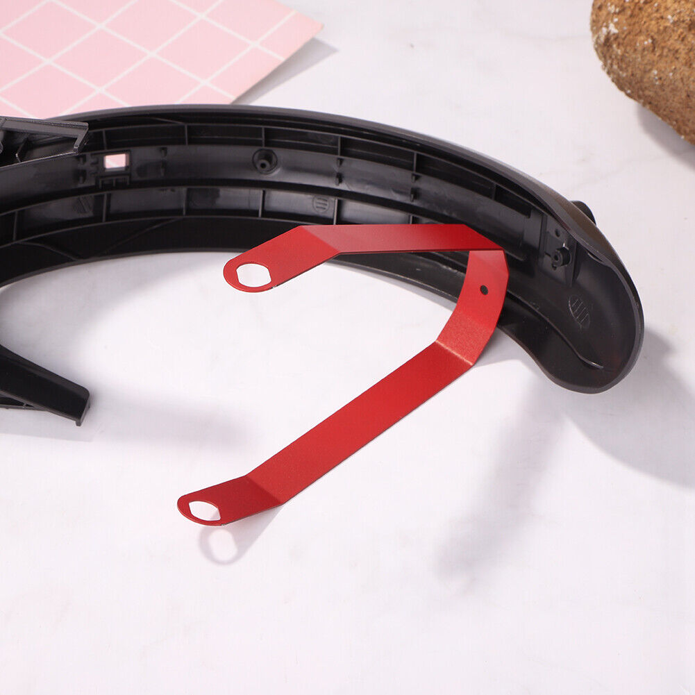 Scooter Mudguard Bracket Break-Proof Rear Mud Fender Support Frame (Red)