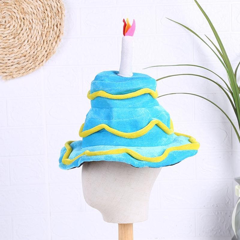 Birthday Cake Hat Party Cone Hats For Kids Party Hats  Dress Up Props Cap