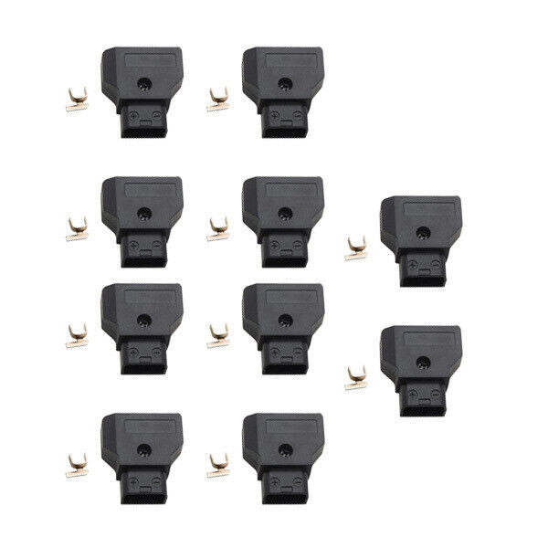 10 Pieces D-Tap Connector Male Plug for Anton Camera Batteries Power Supply .