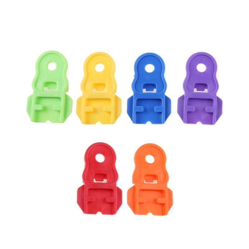 Portable Easy Can Opener 6 Pcs Plastic Durable Bottle Opener Cute Gift for Home