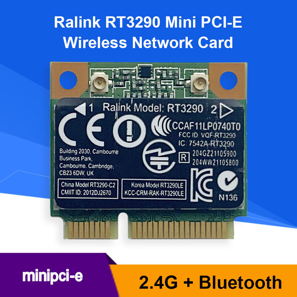 RT3290 150M 2.4GHz Bluetooth-compatible 3.0 Half Mini PCI-E WiFi Adapter Ne