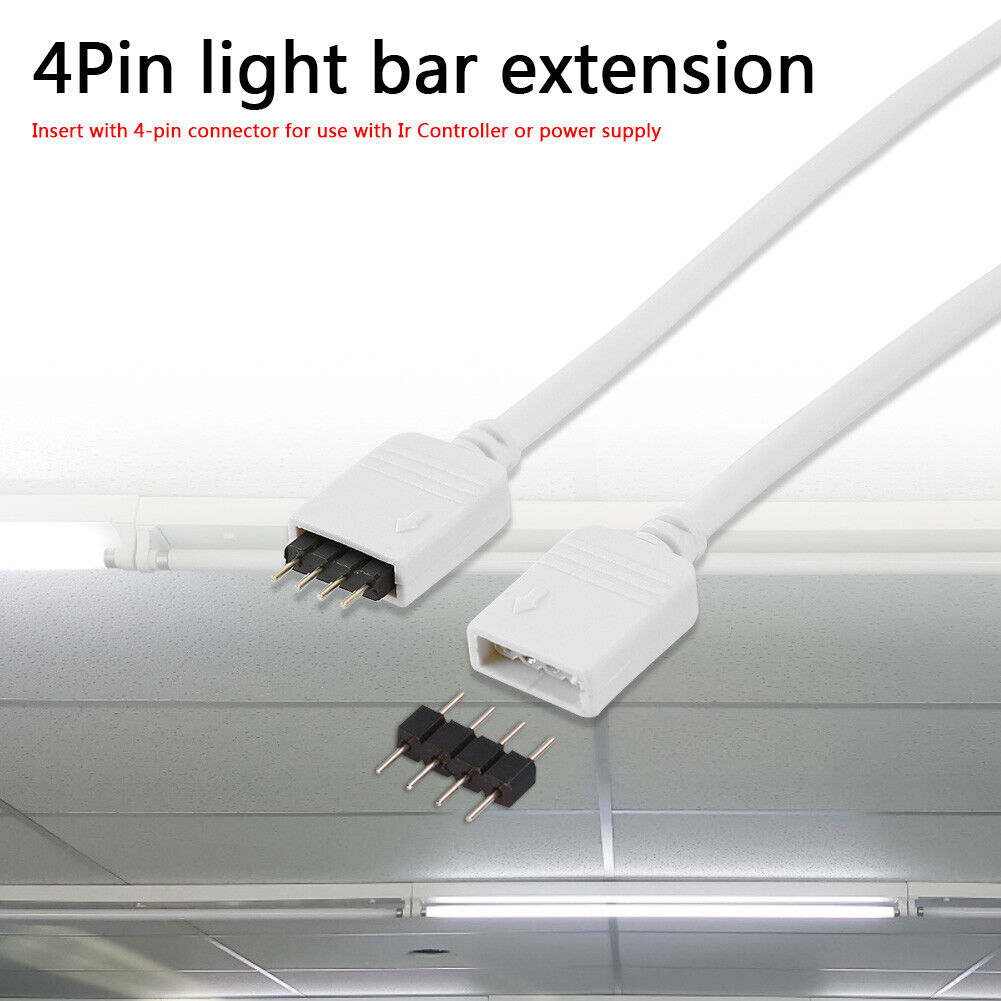 4Pin Extension Cable RGB 5050 3528 LED Strip Light Connector Wire (1.5m)