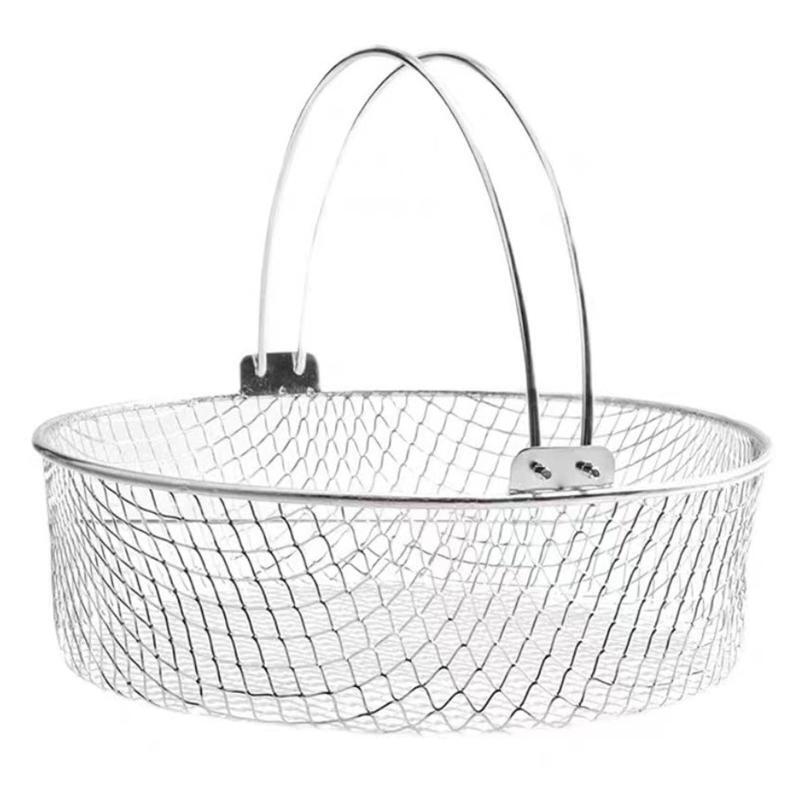 Air Fryers Filter Basket with Handle Steamer Basket ?for Instant-Pot 8 Inch