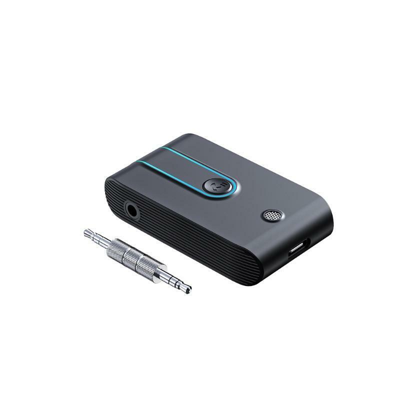 3.5mm Port Bluetooth-compatible Receiver Small Piece Car Kit for Mobile Phones