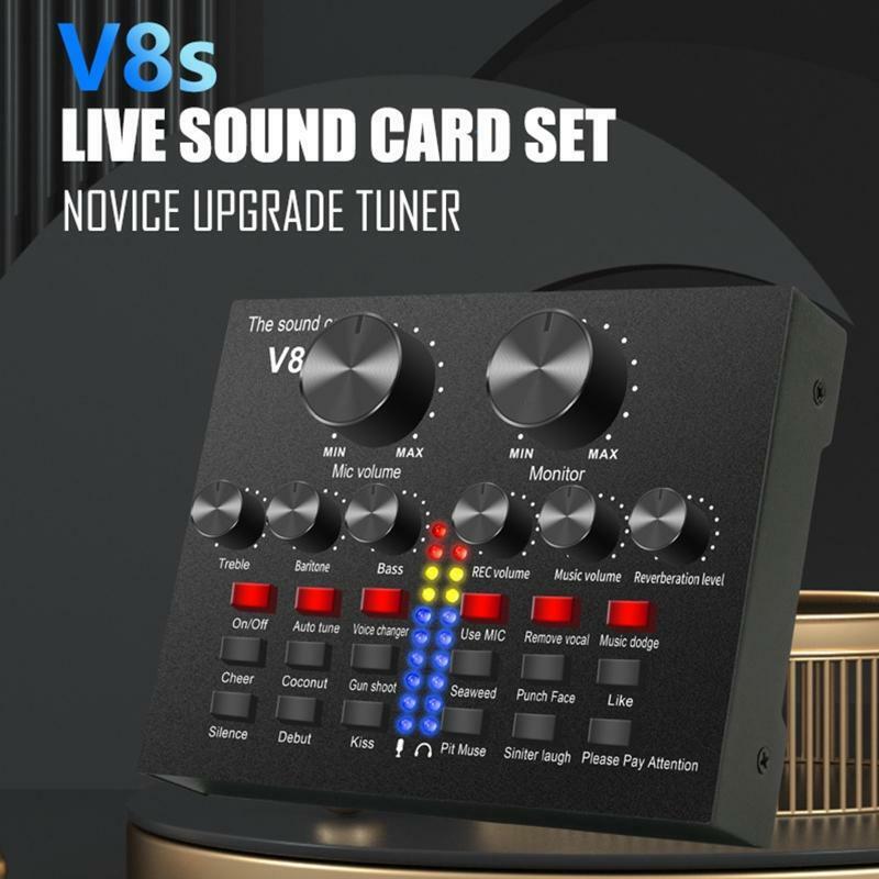 Connect with Smartphone Audio USB External Mixer Sound Card Mixing Console