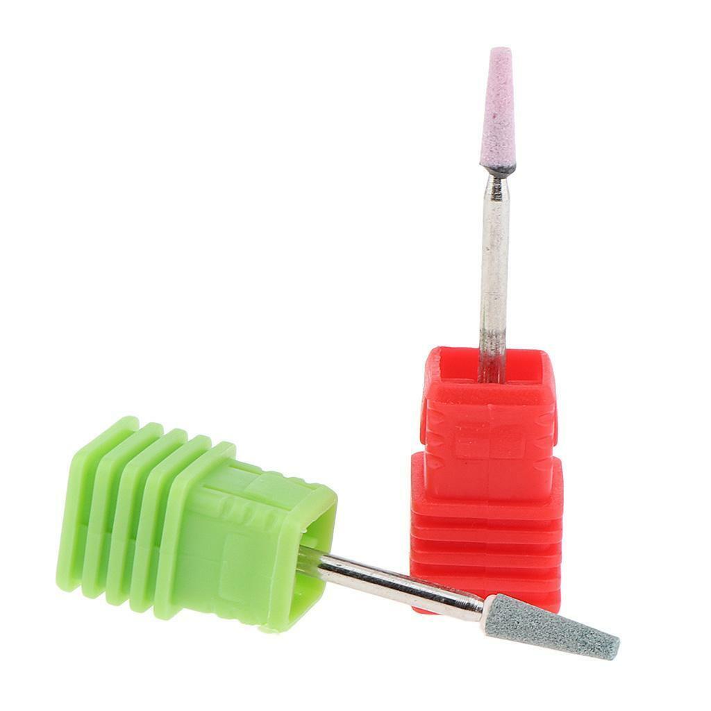 2Pcs Nail Drills Bit For Cuticle  Removal Tools for  Use
