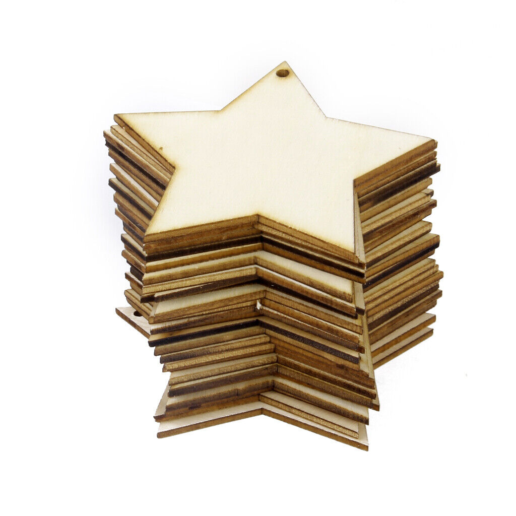 25x  Five Pointed  Embellishments 8x8cm Handicrafts Decorative
