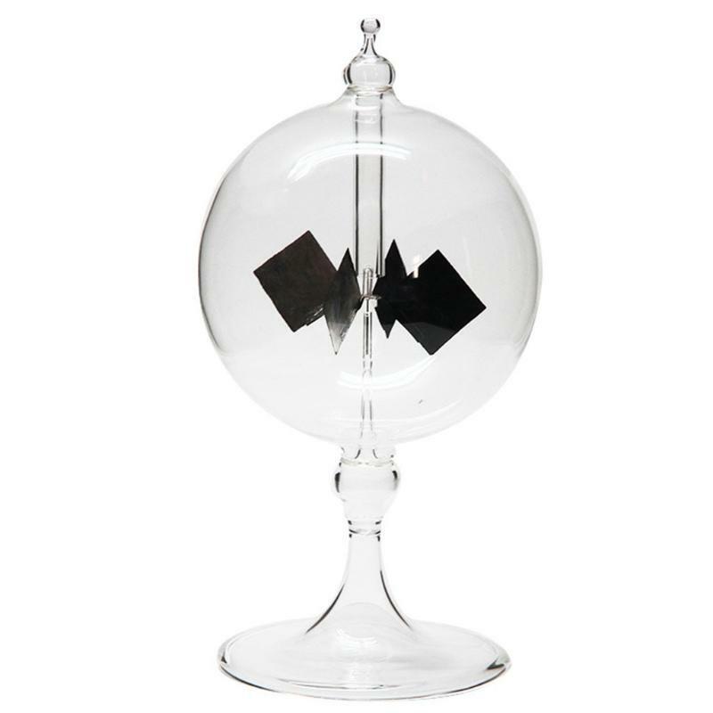 Glass Radiometer Radiation Dosimeter Clear Solar Power Radiometer Vanes Science