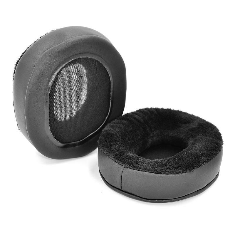 1 Pair Protective Foam Flannel Cushion Ear Pads for Logi-tech G Pro X Headset