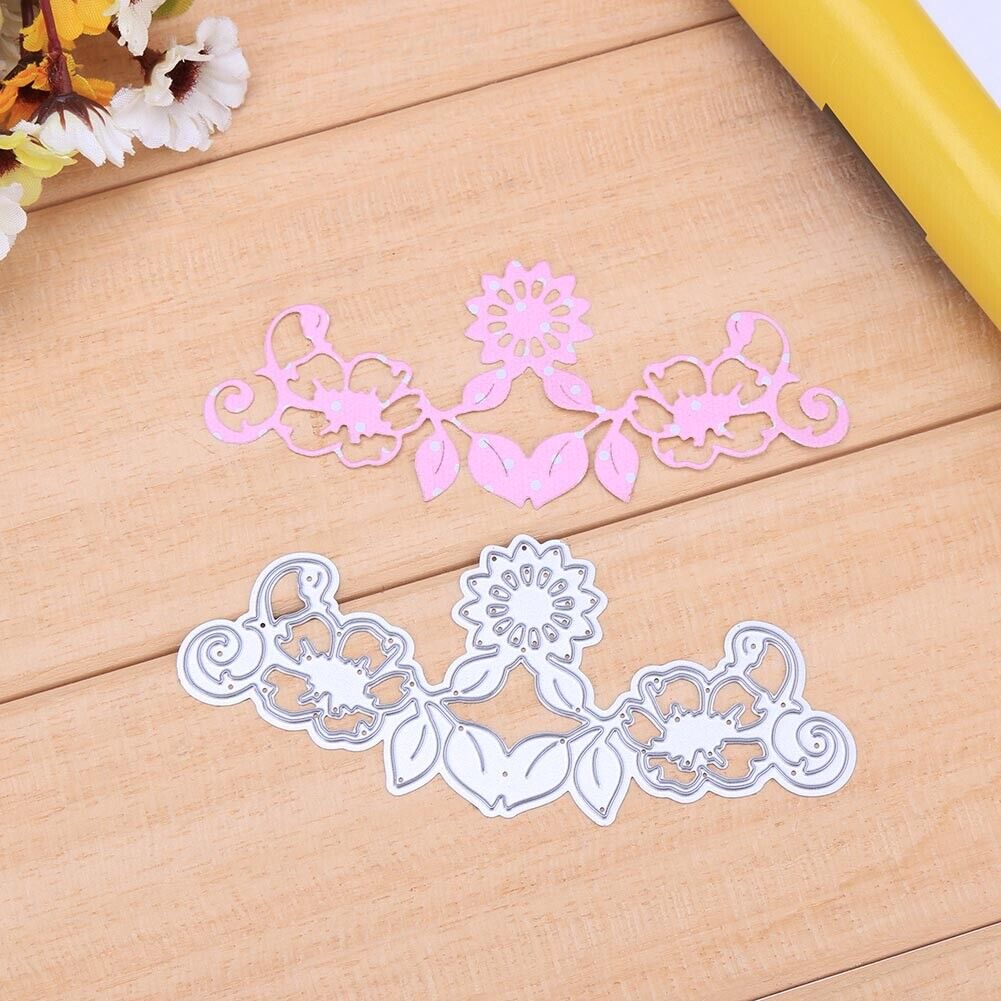 Flower Vine DIY Craft Cutting Dies Stencils Scrapbook Embossing Album Cards