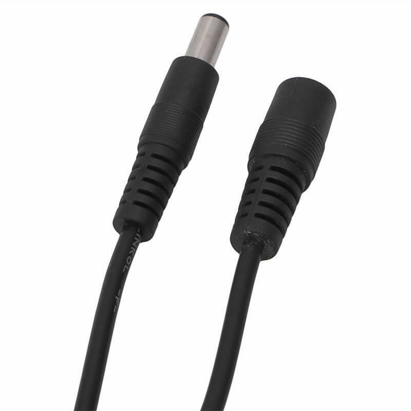 5.5mm x2.1mm Female To Male Adapter DC Power Extension Cord Lead Connector Cable
