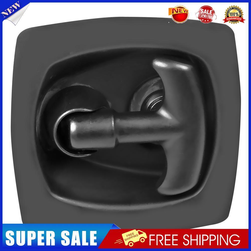 Recessed Folding T Lock / Handle for Trailer Caravan Toolbox Drop T Handle