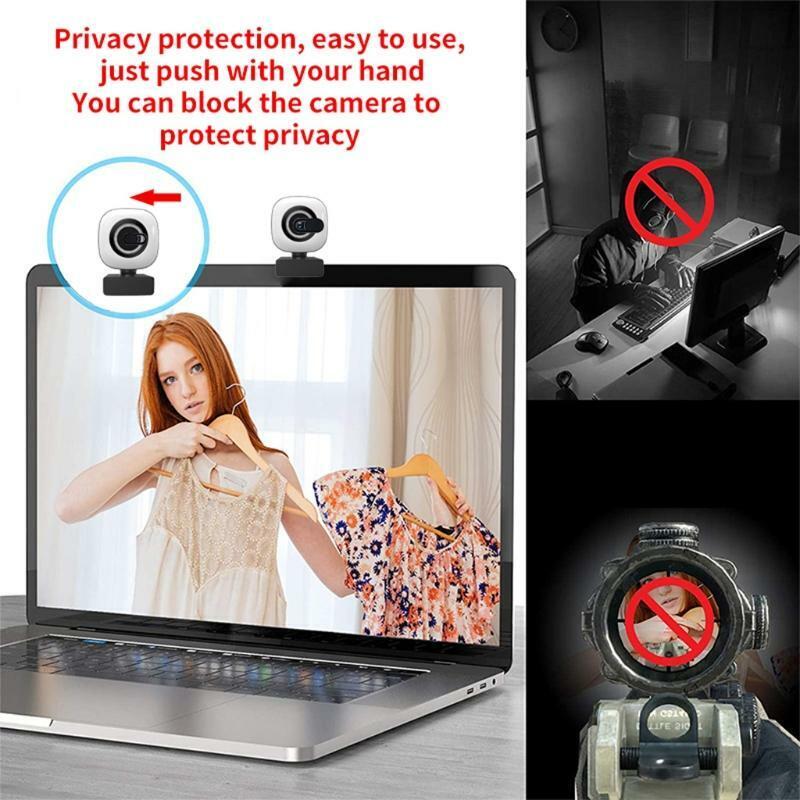 USB Streaming 1080P Webcam Built in Mic Advanced autofocus Web 2 Million Pixels