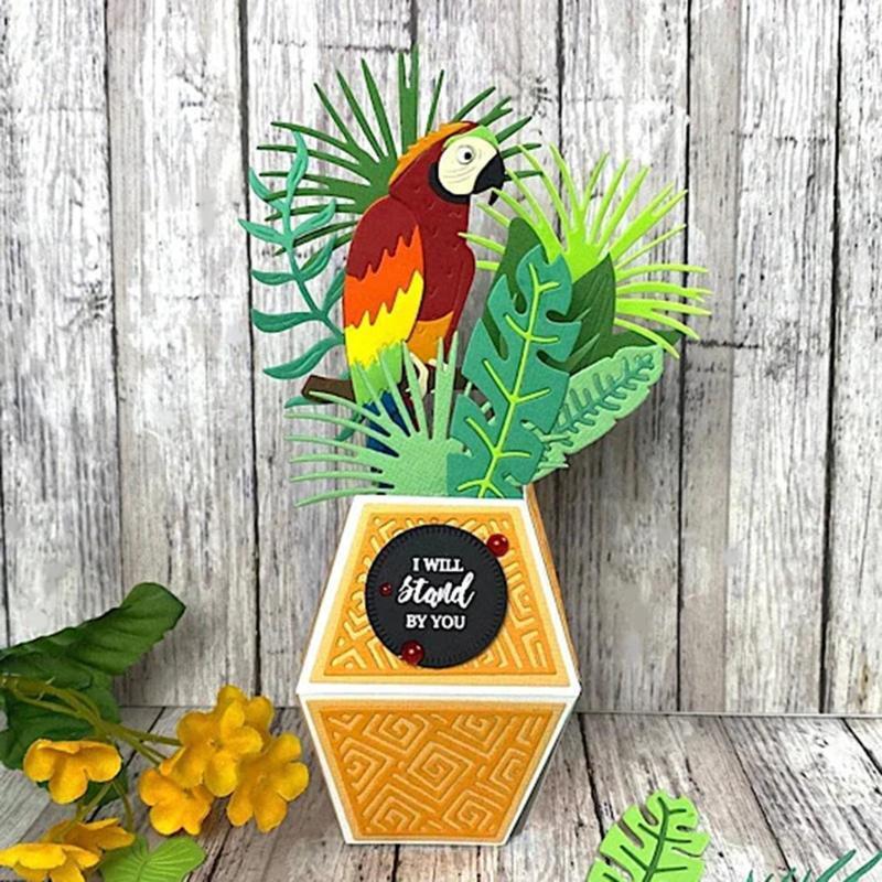 Lovely Leaves Metal Cutting Dies Scrapbooking Craft Birthday Greeting Card Decor