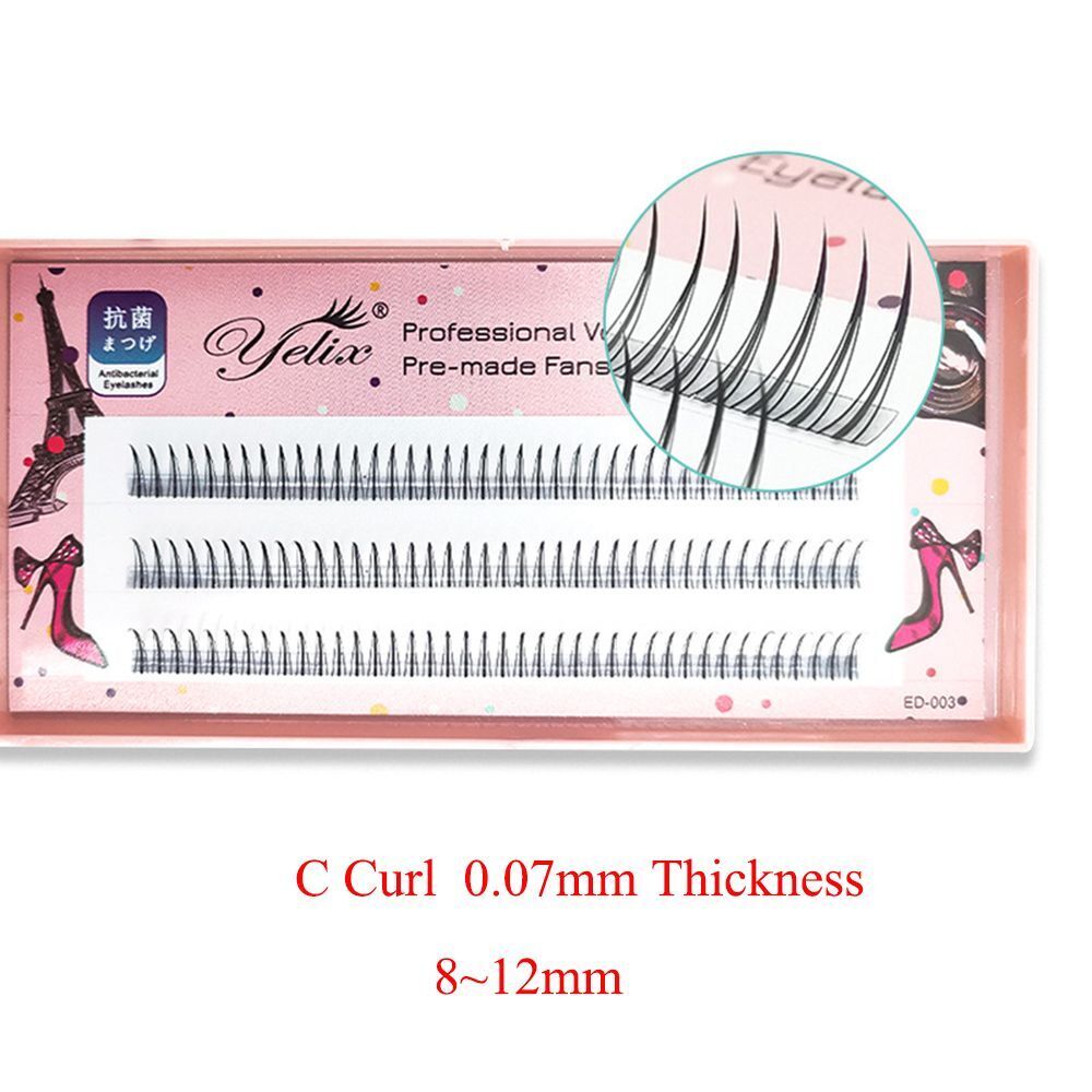 Eyelashes Extension Premade Volume Fan Eyelashes Easy to Apply Natural Long