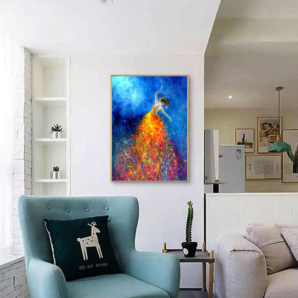 5D DIY Full Square Diamond Painting Dancing Women Embroidery Home Pictures