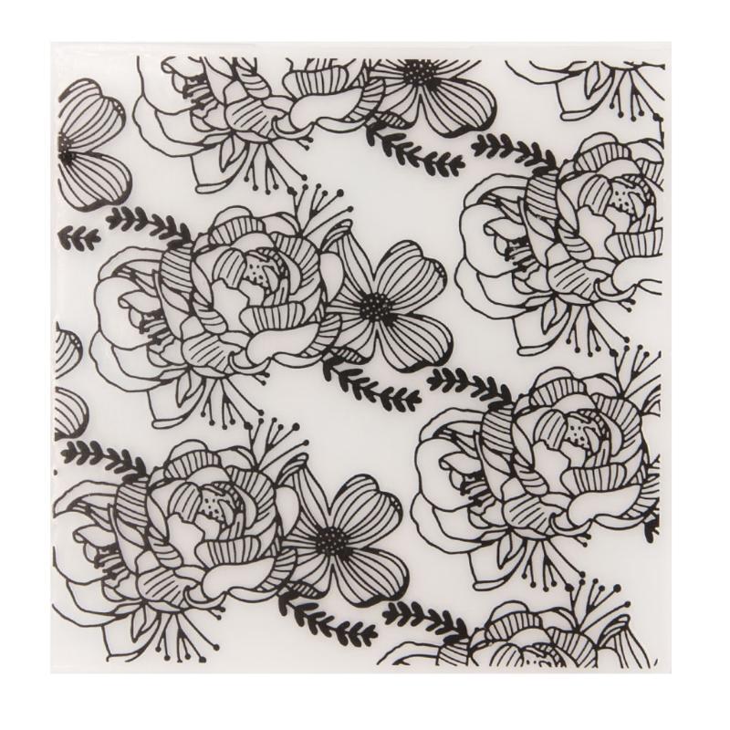 Exquisite Plastic Embossing Folder for DIY Cards Photo Album Crafts Scrapbooking