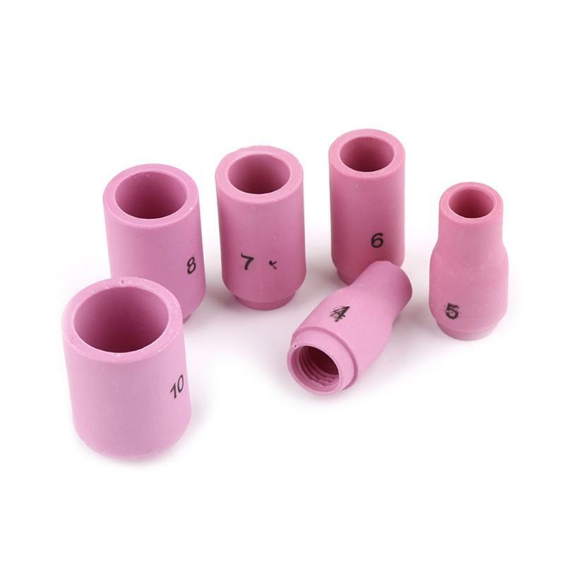 46pcs TIG Welder Torch Cup Collet Body Nozzle Tungsten Gas Lens Kit SR WP9 20 25