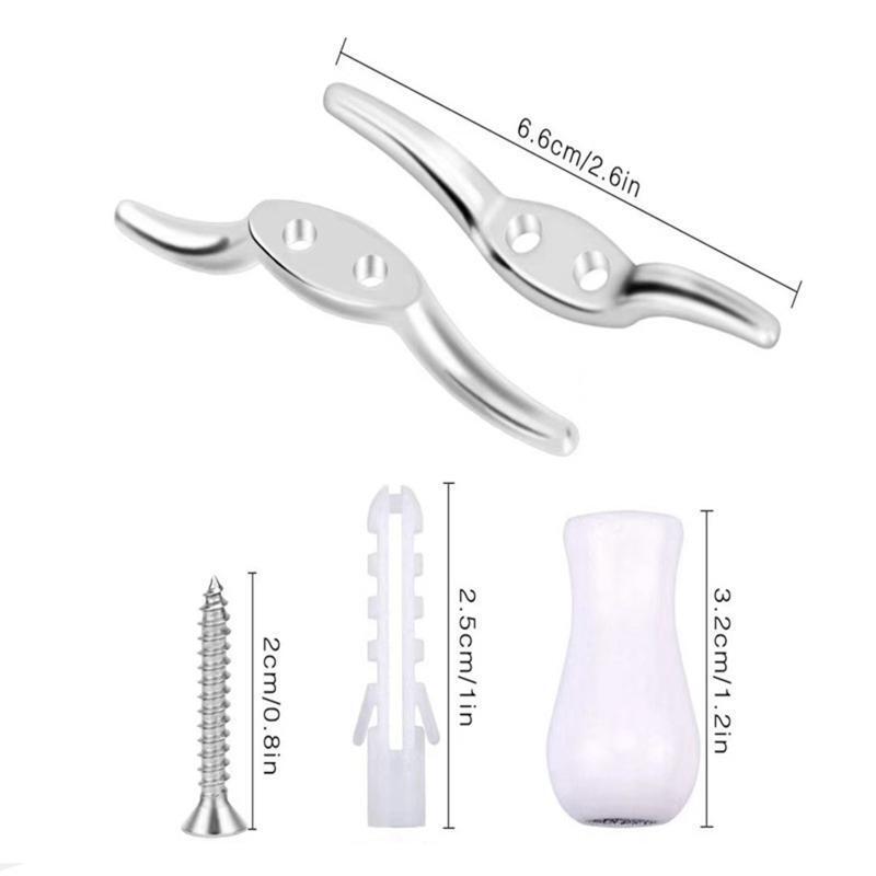 Blinds Cord Cleat Baby Safety Rope Cleats with Screws Easy Assemble Window Decor