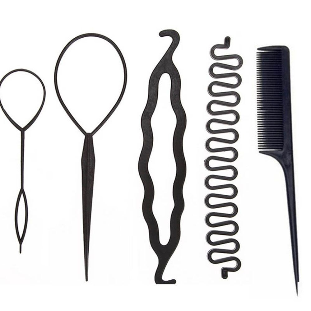 DIY Ponytail  Hair Braid Tool Hair Styling  Twist Curler Bun Roller Maker