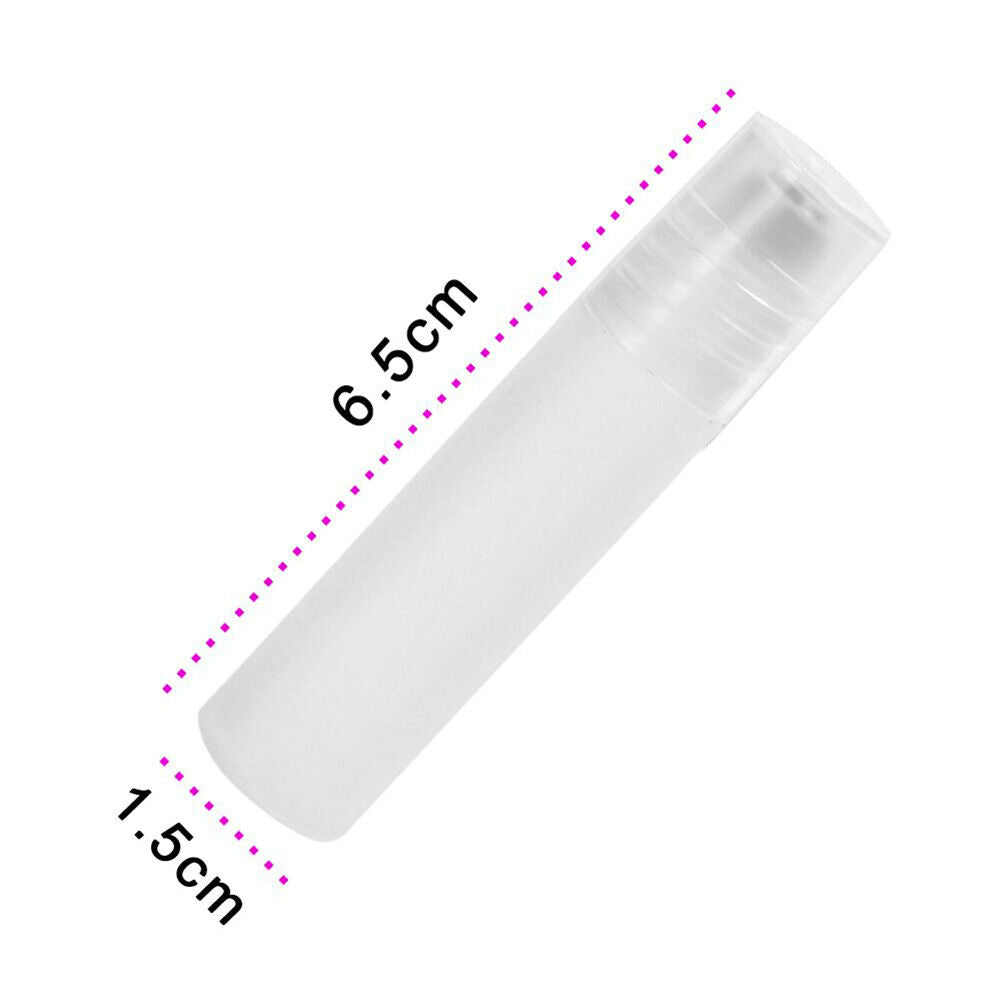 10pcs 5ml Empty Plastic Roll On Bottles Roller Ball Essential Oil Perfume