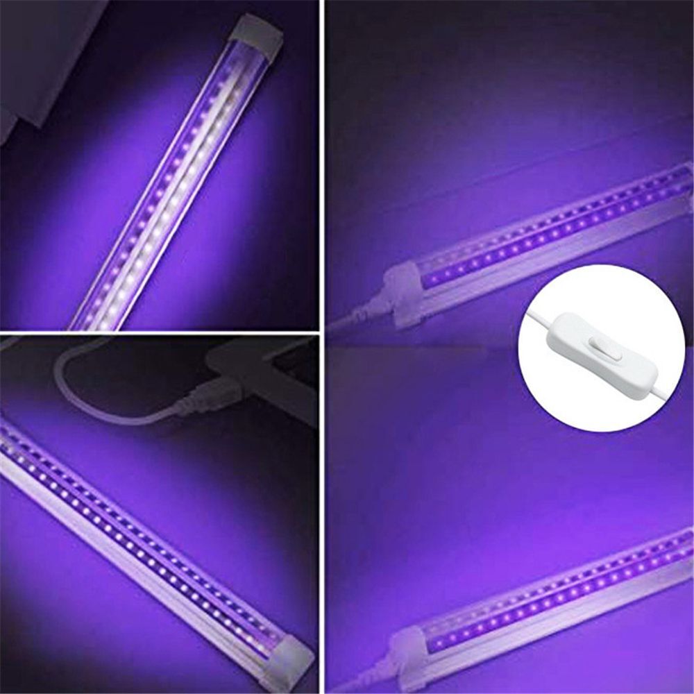 Party Fluorescent Lamp Ultraviolet Strip 40 Leds U SB Tube Light Bar Lamp