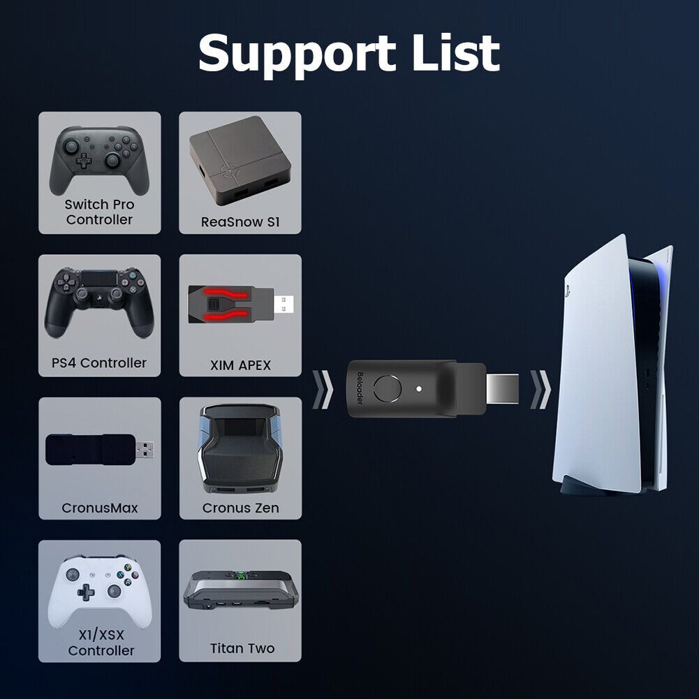 Games Controller Keyboard Mouse Converter for PS5 Converter for PS4/NS/XBOX