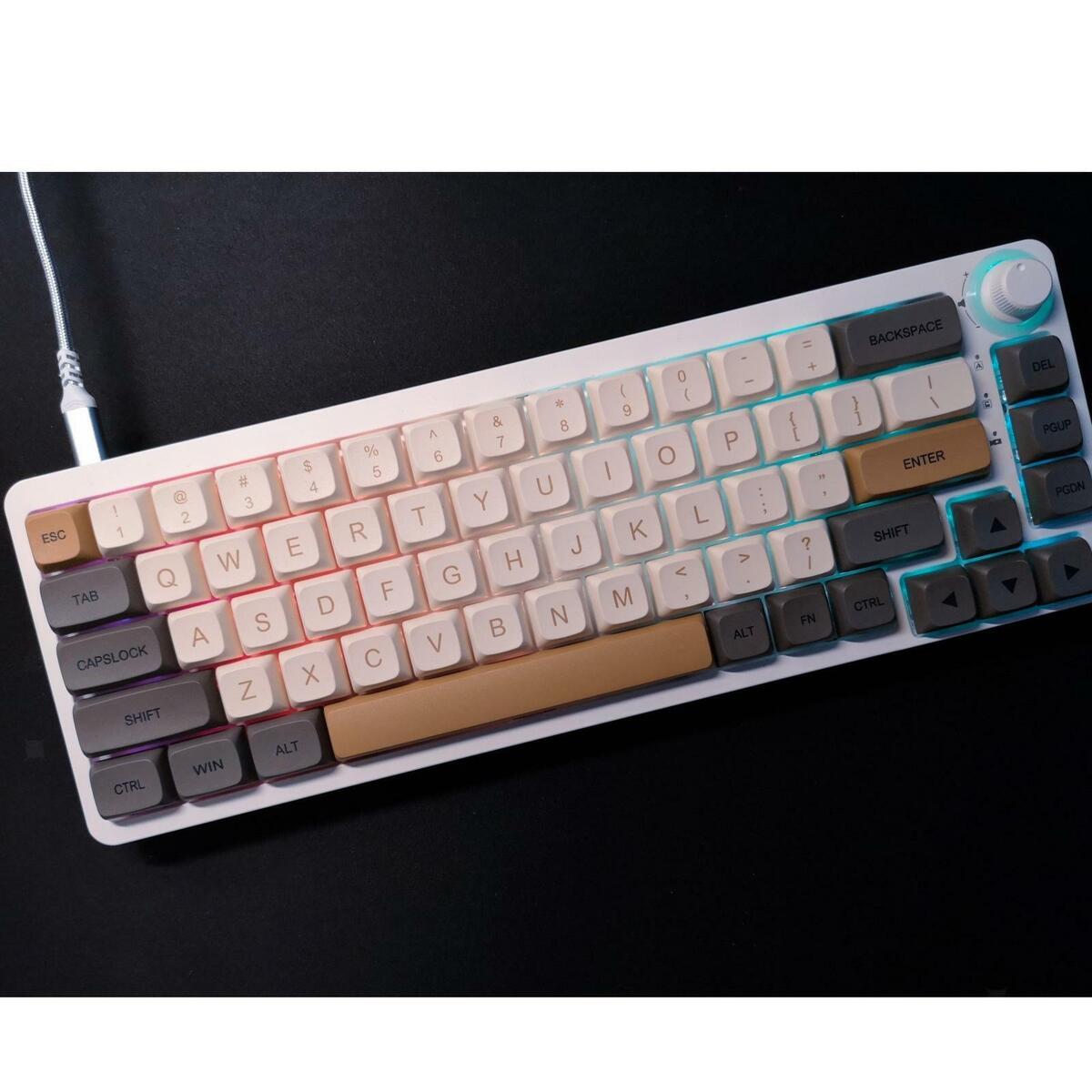 2 Pack  Keyboard Kit RGB TM680 for Mechanical Keyboards