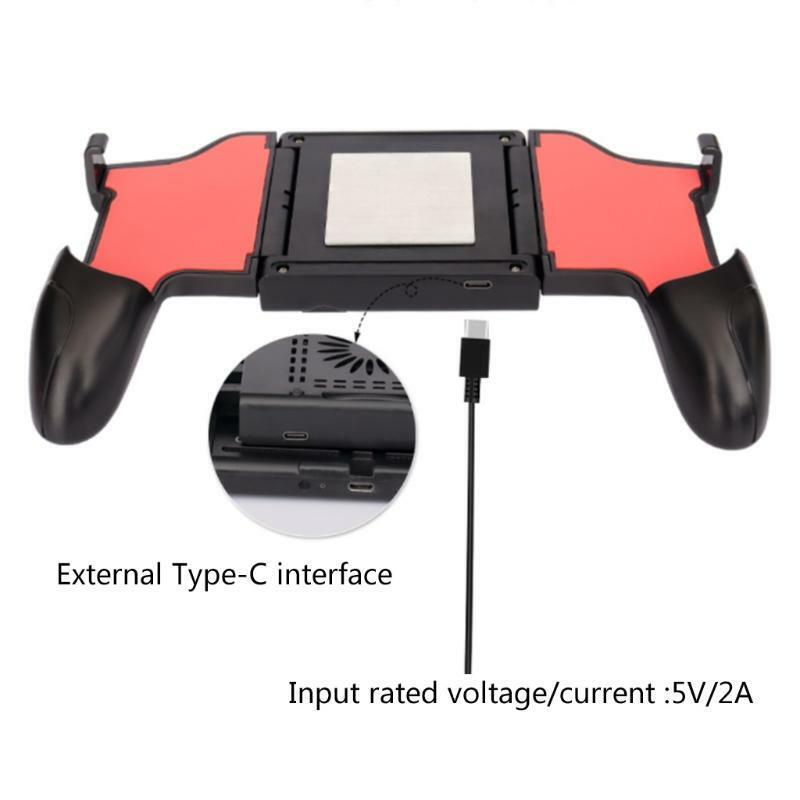 Host Cooling Charging Handle Integrated Grip Radiator for Switch & Switch OLED
