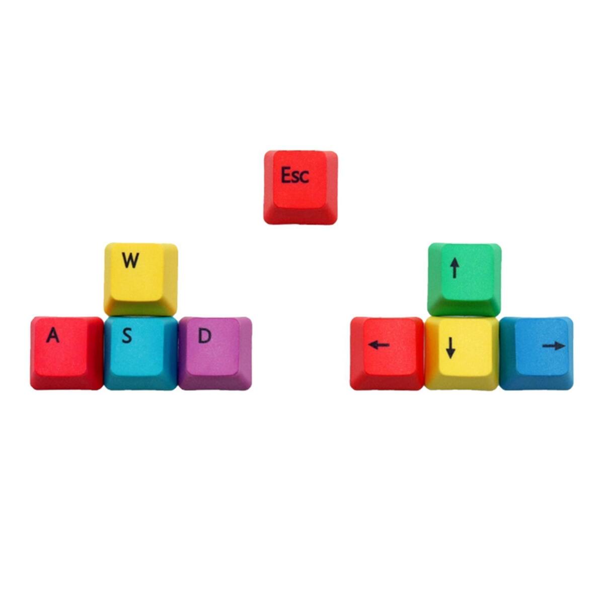 Upgraded PBT Pudding Keycaps Keycap for Mechanical Keyboards Gaming Keyboard