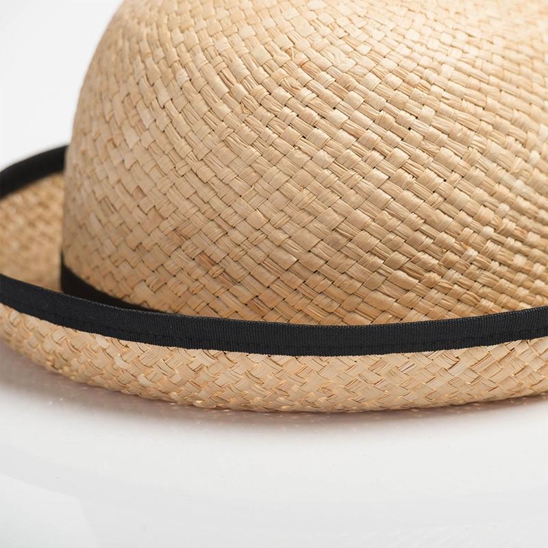 Lovely Ribbon Bowknot Dome Top Hat Children Straw Hat Sun Protection for Party