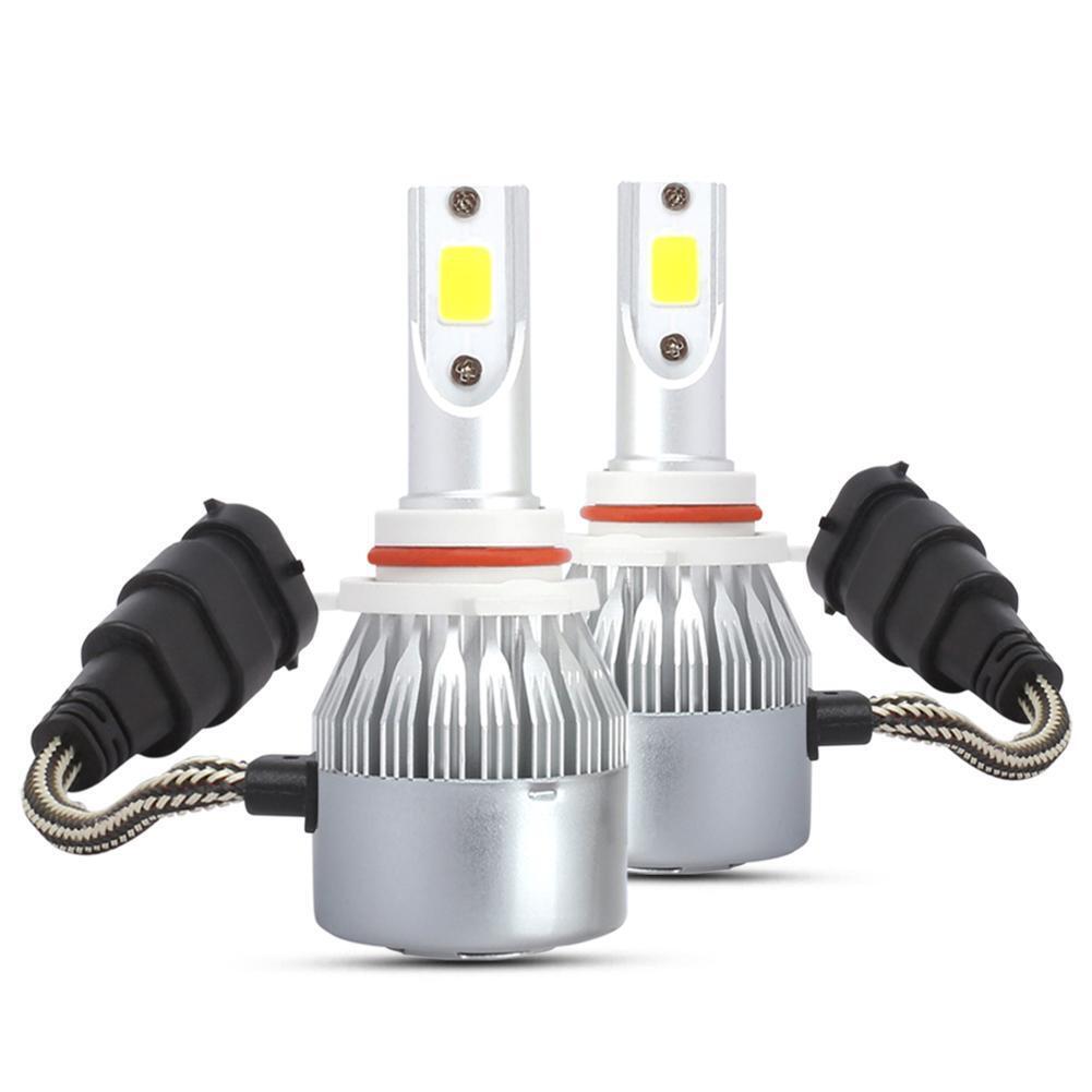 2pcs LED Car Light Bulbs 9005 36W 3000K COB Auto Headlight Fog Lamp Bulbs