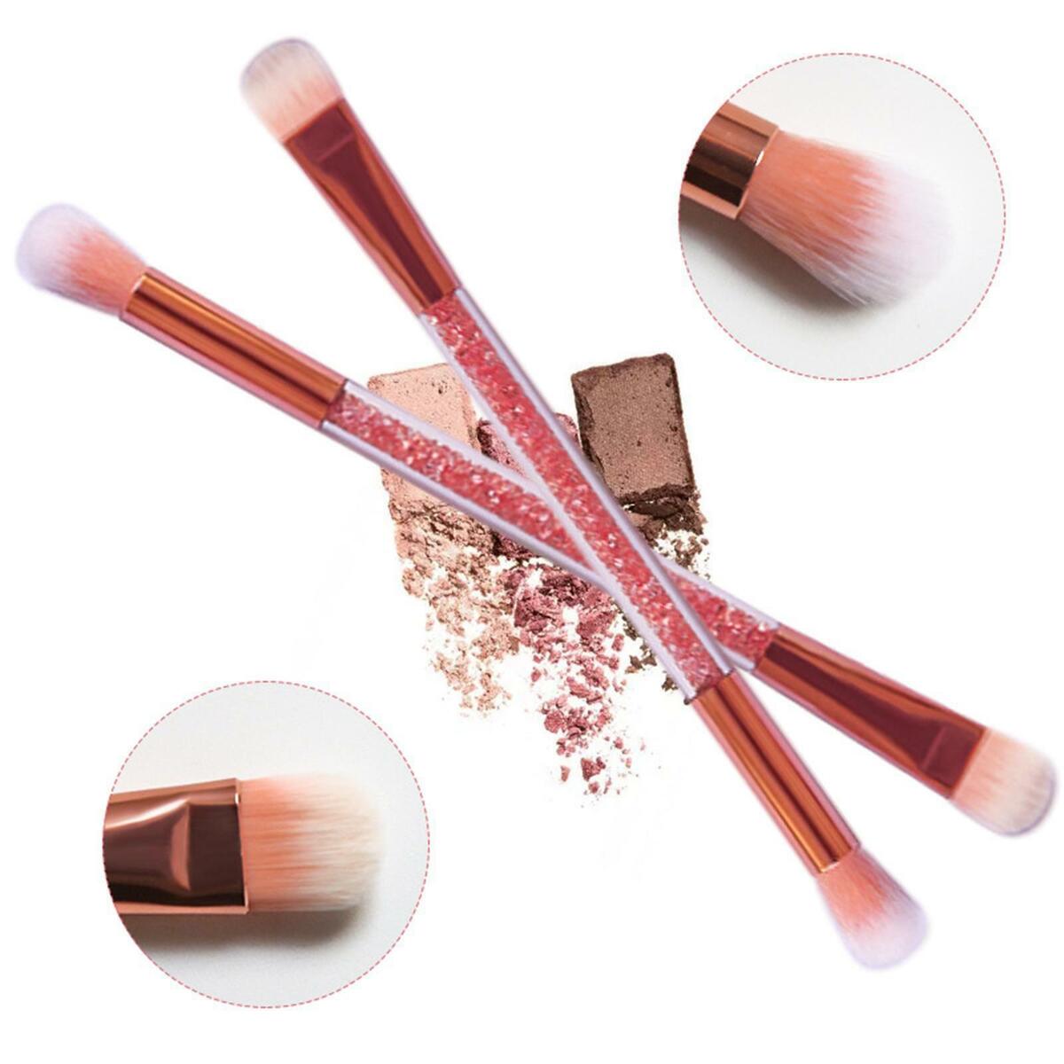 2x Eyeshadow Brushes Professional Shinny Soft  up Tool for Concealing