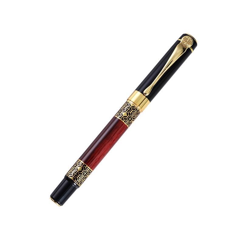Luxury Metal Ballpoint Gel Pen Kit Black Ink for Writing Journaling Notetaking