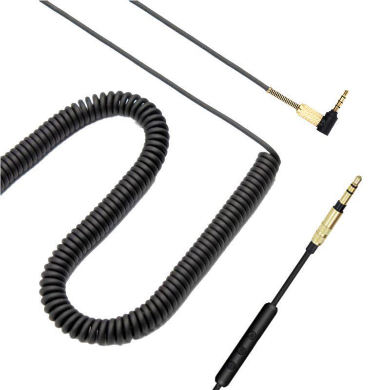 3.5MM Audio Spring Cable For -Sony mdr-10r MDR-1A XB950 Z1000 MSR7 Headphones