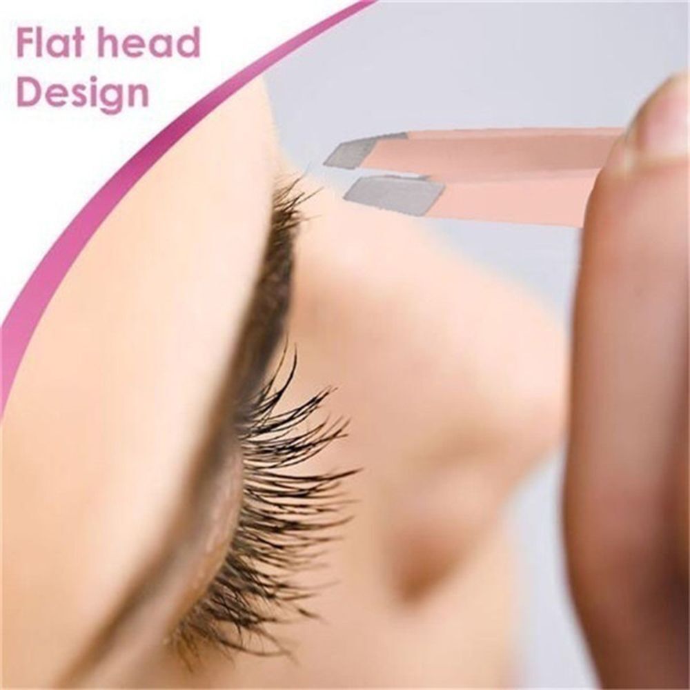Beauty Tip Slant Stainless Steel Hair Removal Eyebrow Tool Eyebrow Tweezer