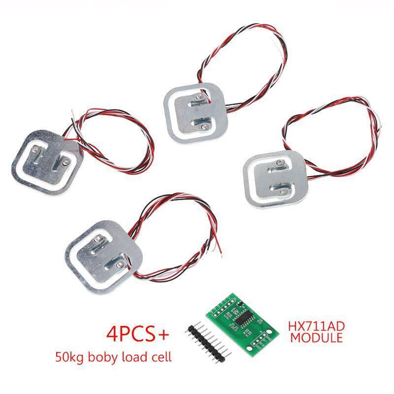 50kg Human Scale Load Cells HX711 AD Module Resistance Sensor Measurement Tools