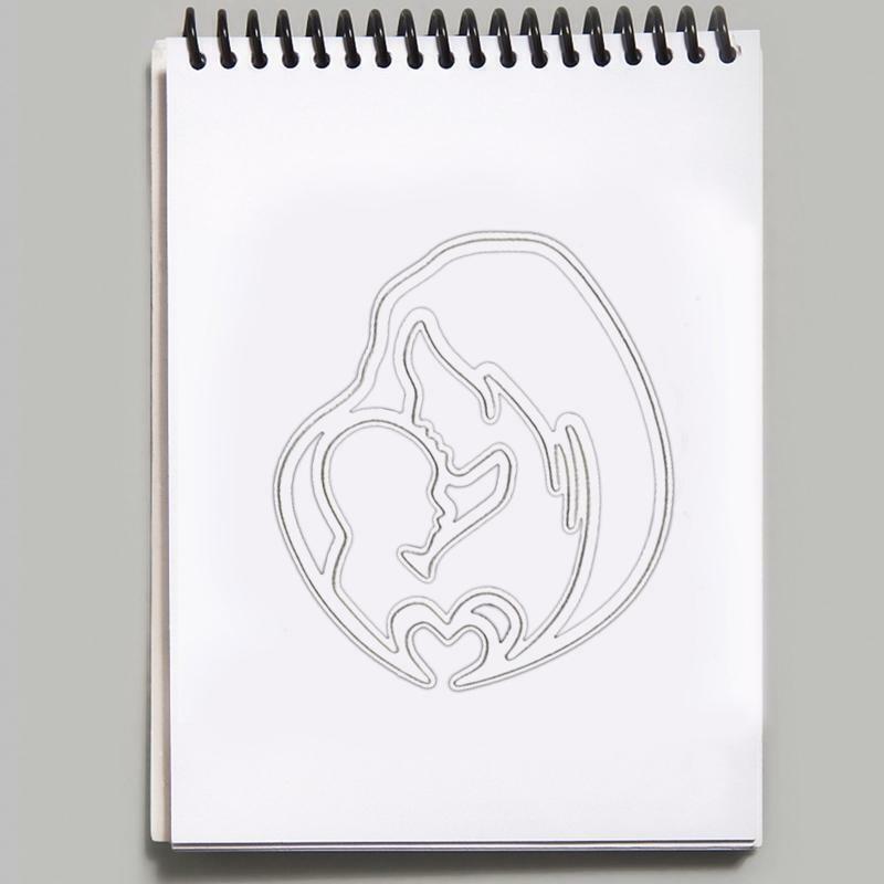 Metal Mom&Baby Cutting Dies Embossing Stencils Template Card Making DIY