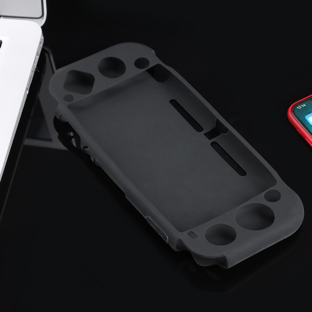 Non-slip Soft Silicone Case Shell Fit for Nintend Switch Lite (Black)