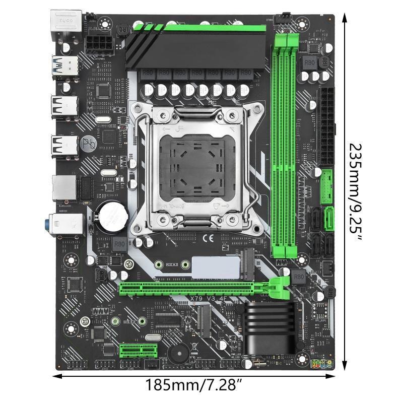 X79 6M Professional Motherboard LGA 2011 DDR3 SATA3.0 NVME M.2 for Xeon E5 2689