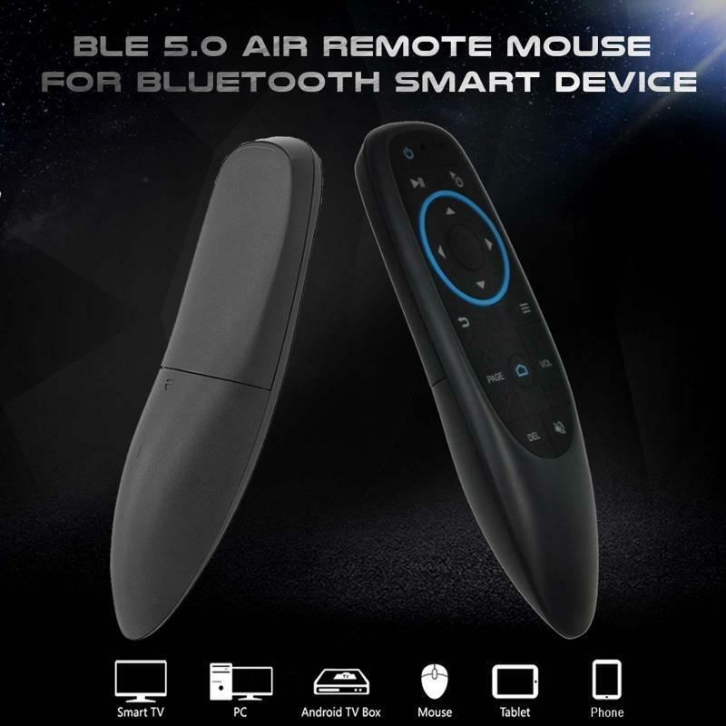 Adjustable Speed Bluetooth-compatible 5.0 Wireless Remote Control Air Mouse with