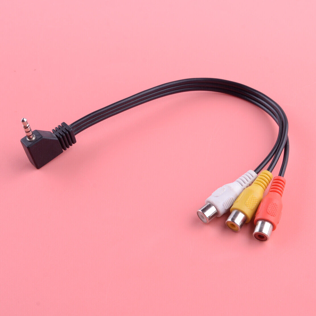 3.5mm AV Male to 3 RCA Female M/F Audio Video Stereo Jack Adapter Cord Cable