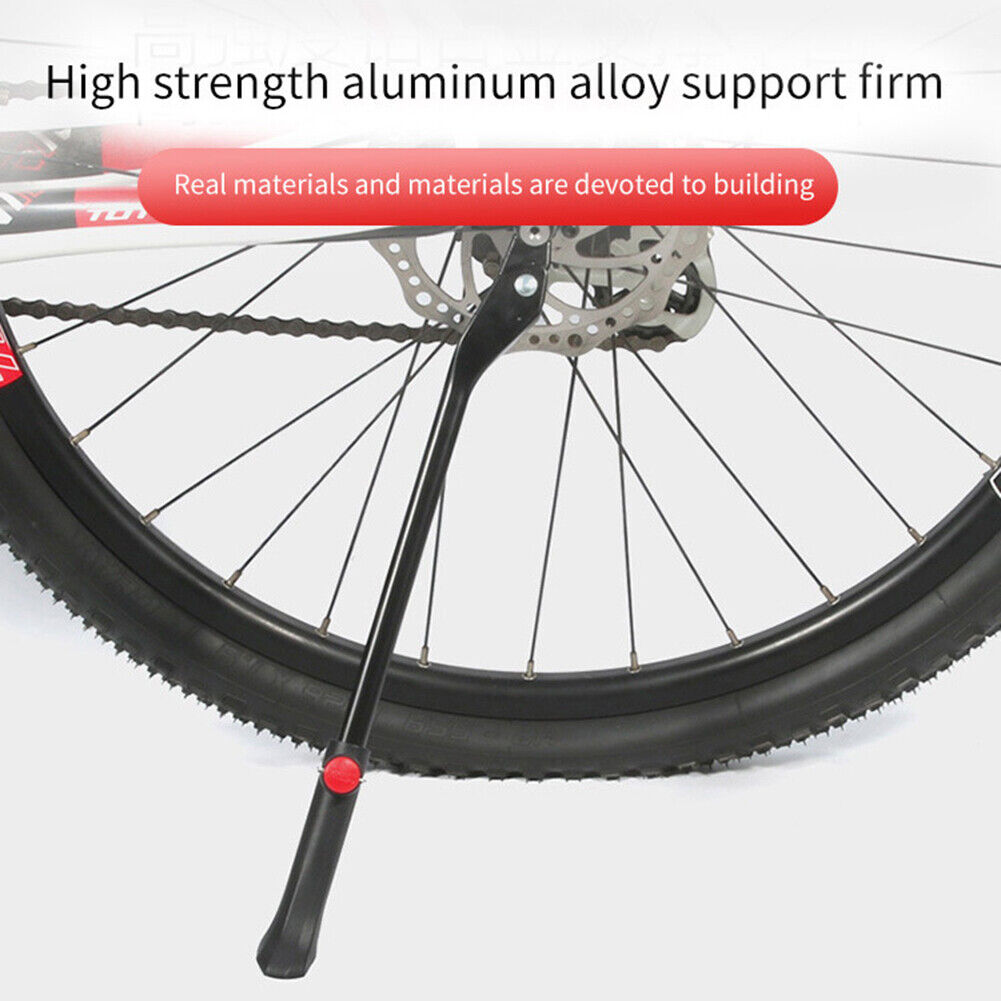 Bicycle Side Kick Stand Parking Rack Bike MTB Aluminum Foot Support Brace