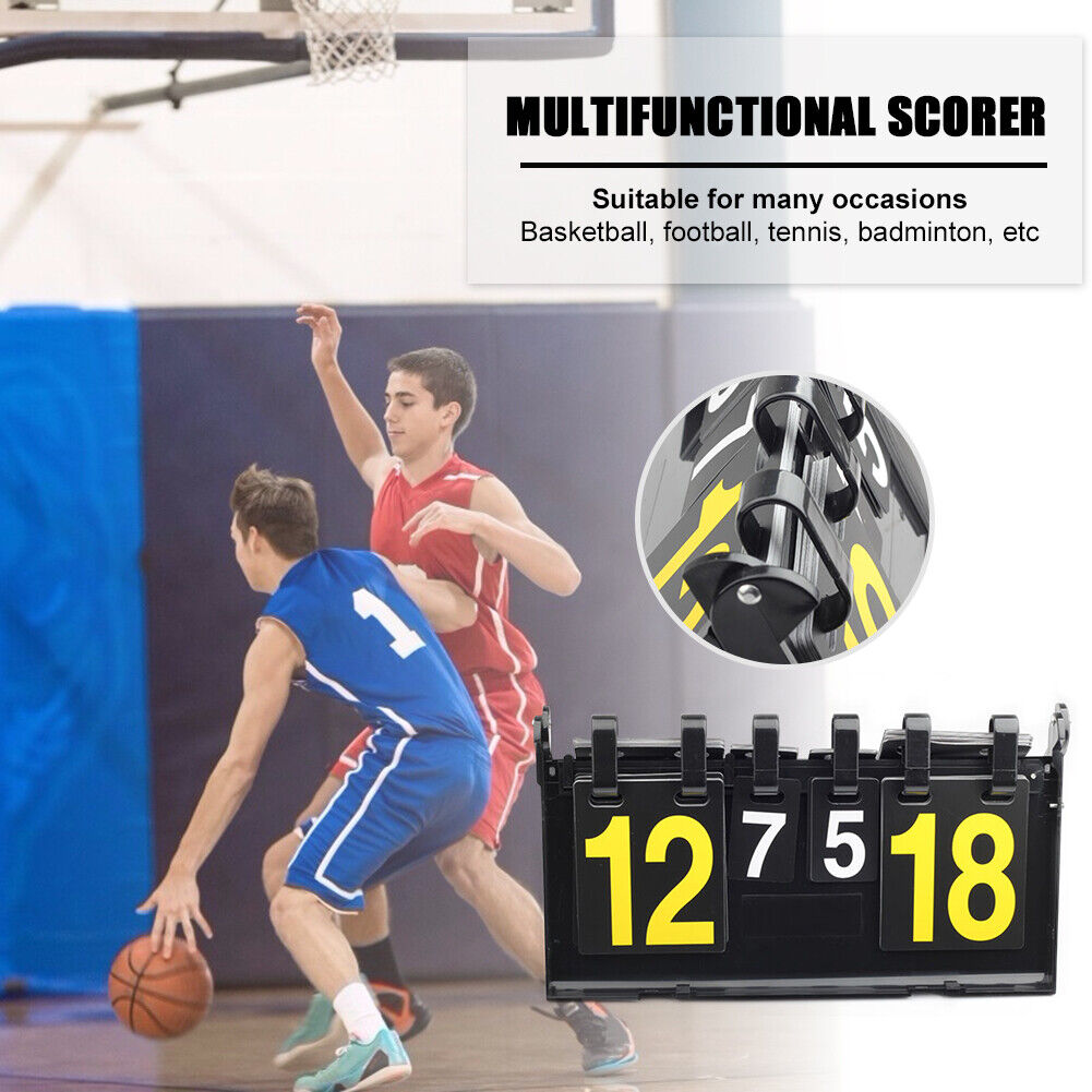 4-Digit Score Board Basketball Football Volleyball Table Tennis Scoreboard