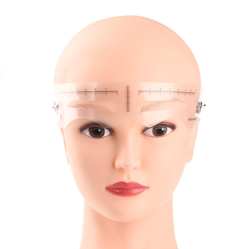 DIY Beauty Shaper Eye Grooming Brow Stencils Card Makeup Tool Eyebrow Template