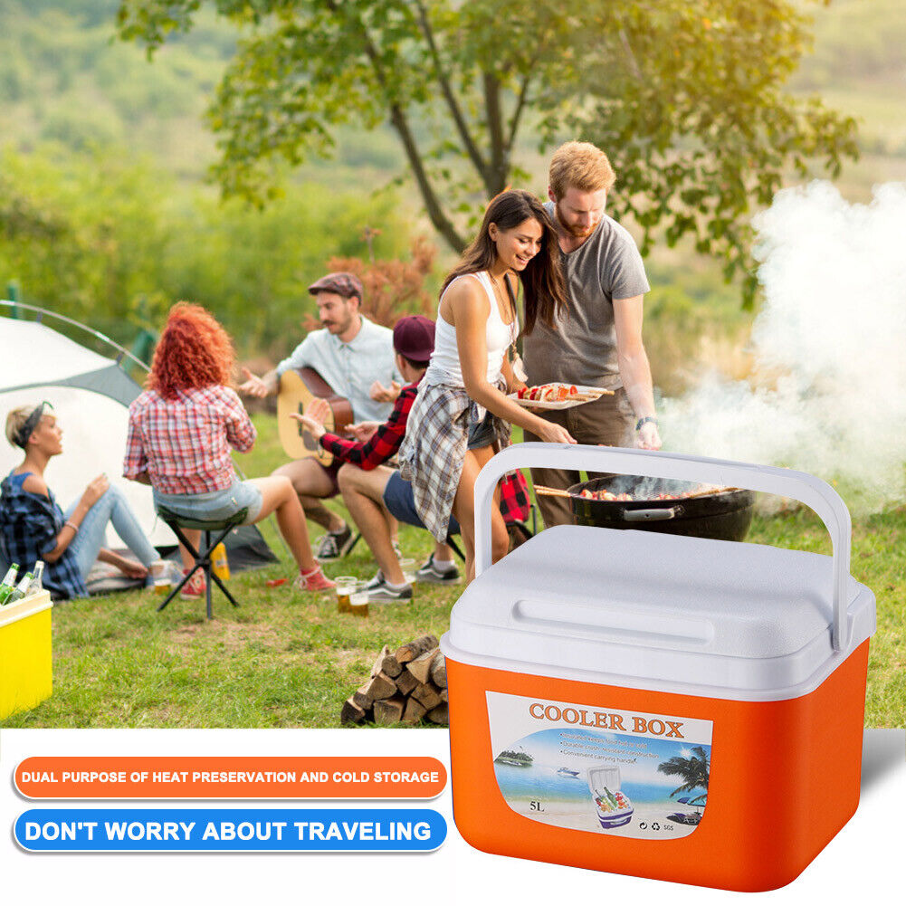 5L Refrigerator Outdoor Picnic Freezer Heat Preservation Portable Icebox