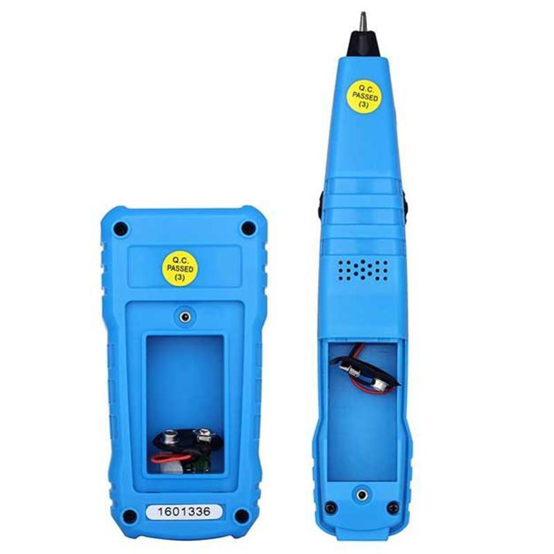 Cable Tester with Transmitter & Receiver RJ11 / RJ45 Line Finder with Headphones