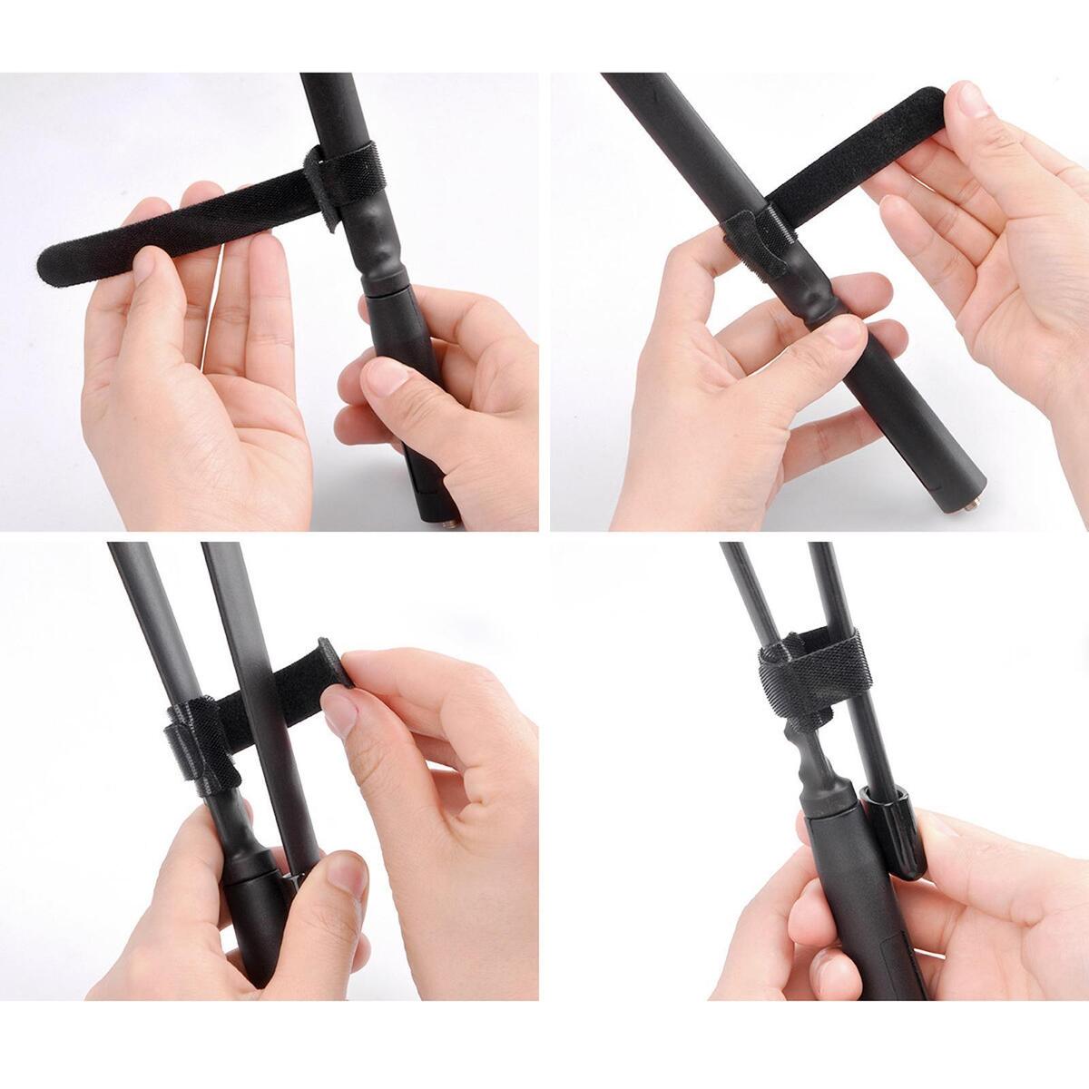 Foldable Talkie Antenna Signal Extend SMA Female Connector Dual Band VHF/UHF