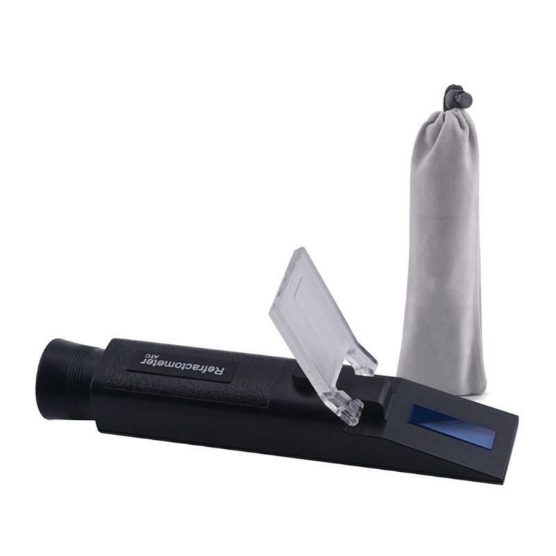 Portable Refractometer with ATC Hand Held 0~32? Specific Food Milk Fruit Tester